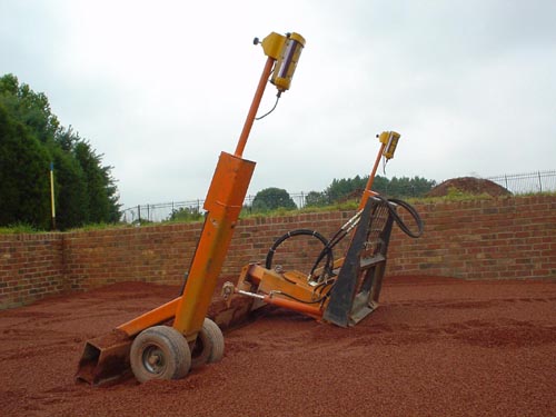 Planie f�r den Gartenbau